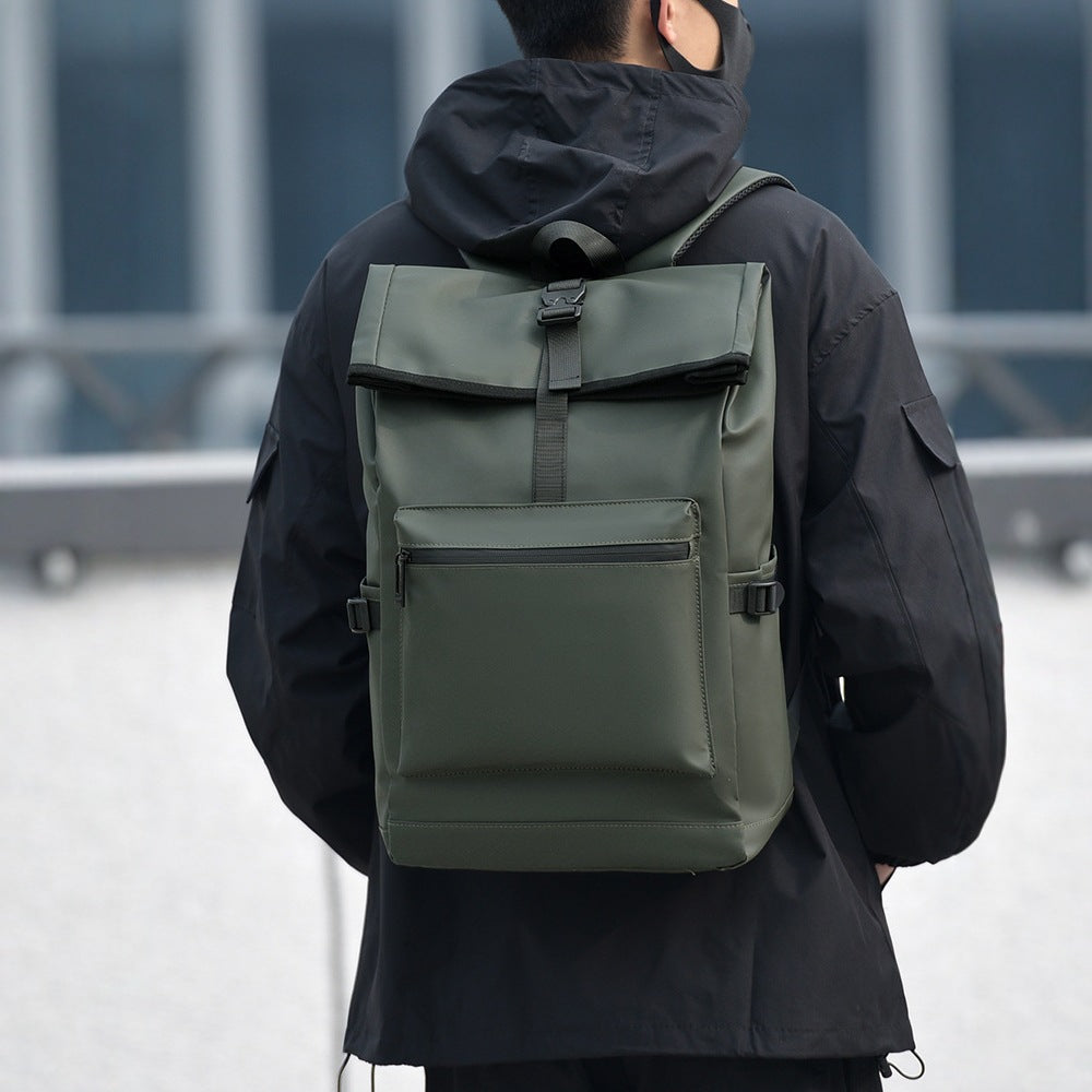 Urban Rolltop Backpack with Laptop Compartment and Padded Straps
