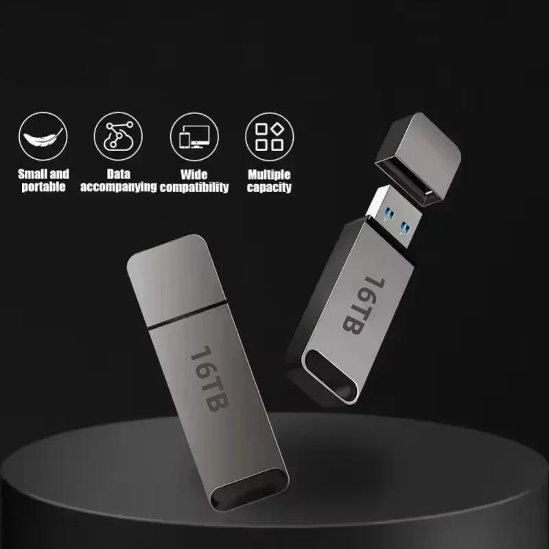 USB 3.2 Flash Drive for Windows and Mac OS, 60 × 20 × 10 mm