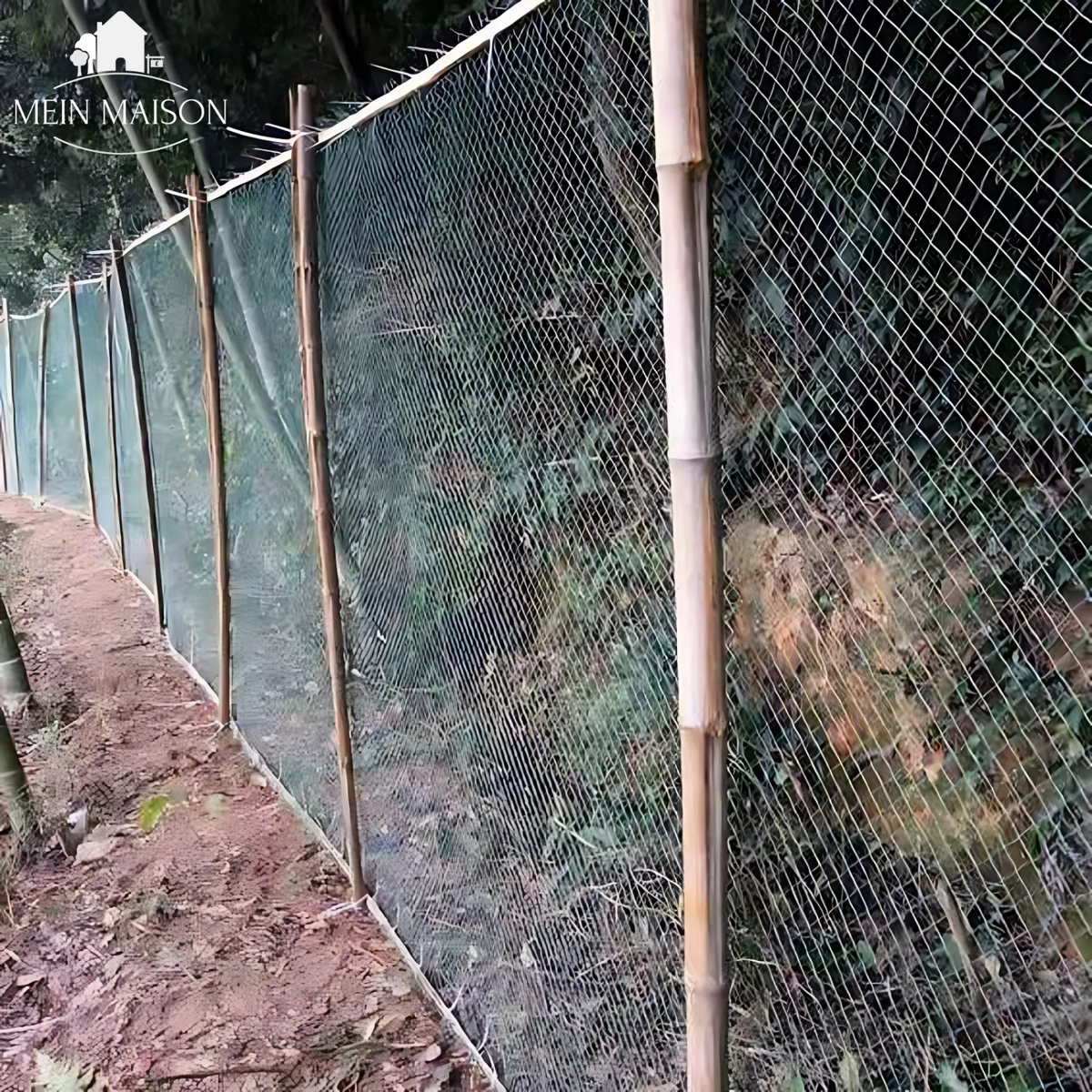 UV-Resistant Nylon Garden Net for Plant Protection, 2M x 5M to 4M x 10M