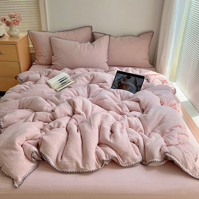 Valefield Bedding Set - 100% Cotton-Welvere