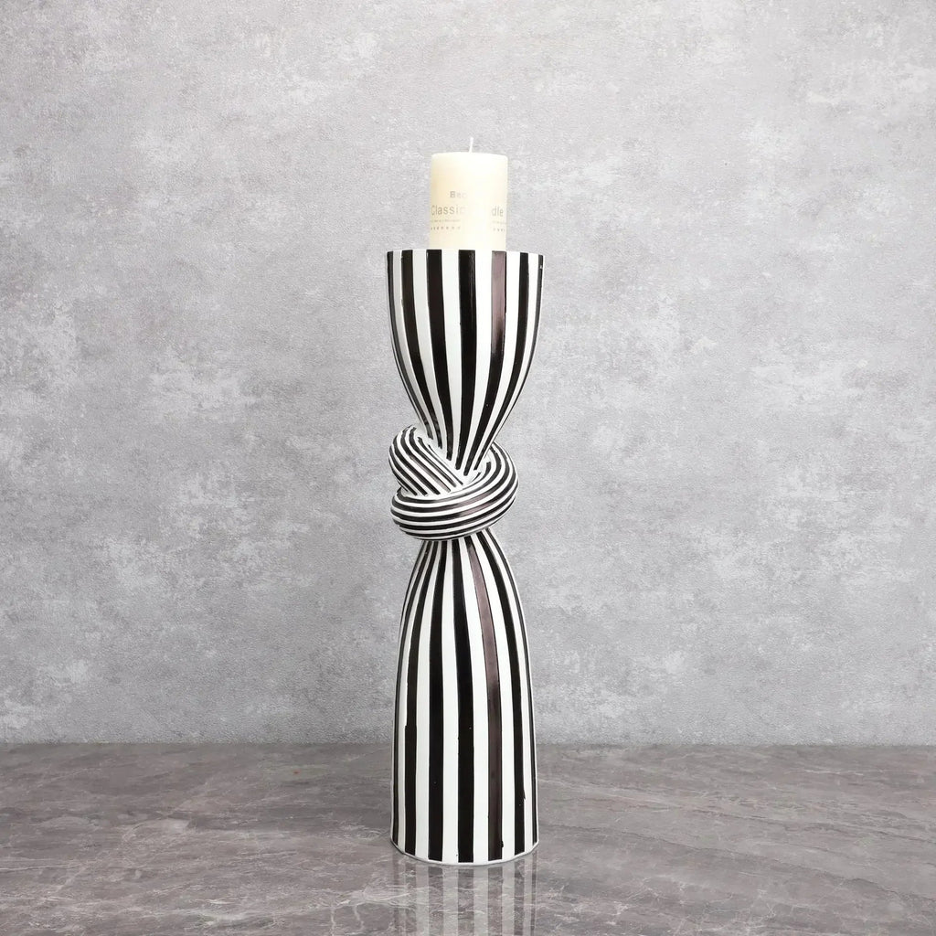Valemont Striped Candle Holder-Welvere