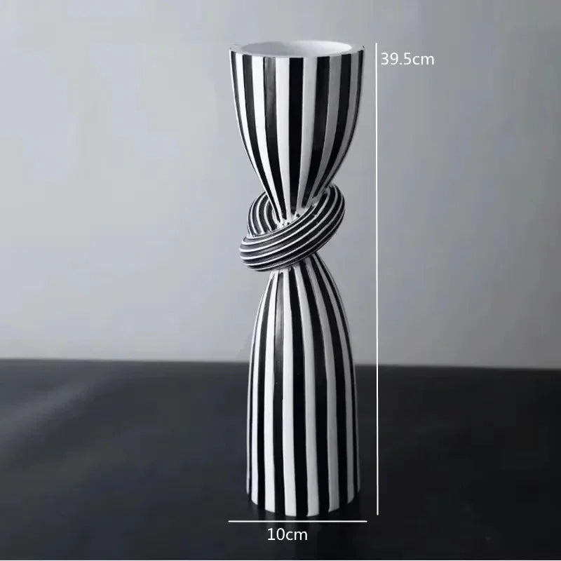 Valemont Striped Candle Holder-Welvere