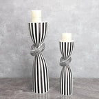 Valemont Striped Candle Holder-Welvere