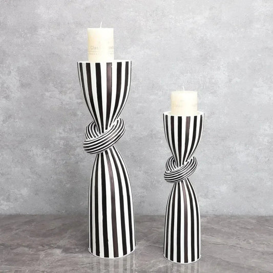 Valemont Striped Candle Holder-Welvere
