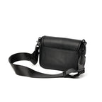 Vegan Leather Crossbody Bag with Adjustable Chain Shoulder Strap, 9*4*5 inch