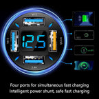 Car Charger Fast USB Multi Port Adapter - 66W, Dual USB, 12V-24V, view 4