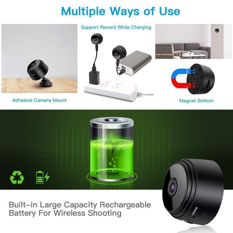 1080p Magnetic WiFi Mini Reversing Camera for Motorhome or RV - Micro SD Support, view 8