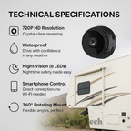 HD Wireless Backup Camera for RVs, Trucks, Trailers - Infrared Night Vision, view 2