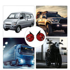 Vehicle Horn in Red ABS