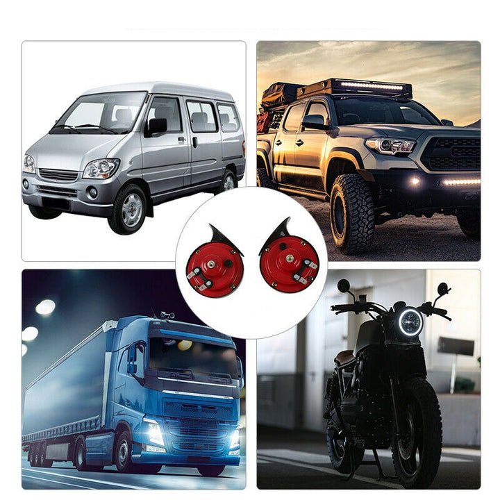 Vehicle Horn in Red ABS