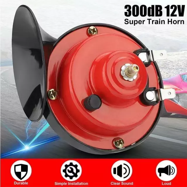 Train Horn for Cars - 300db, Waterproof, ABS and Metal, 12-24V, view 2