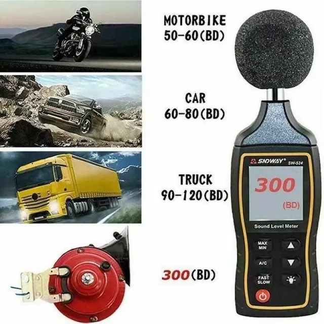Train Horn for Cars - 300db, Waterproof, ABS and Metal, 12-24V, view 5