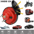 Train Horn for Cars - 300db, Waterproof, ABS and Metal, 12-24V
