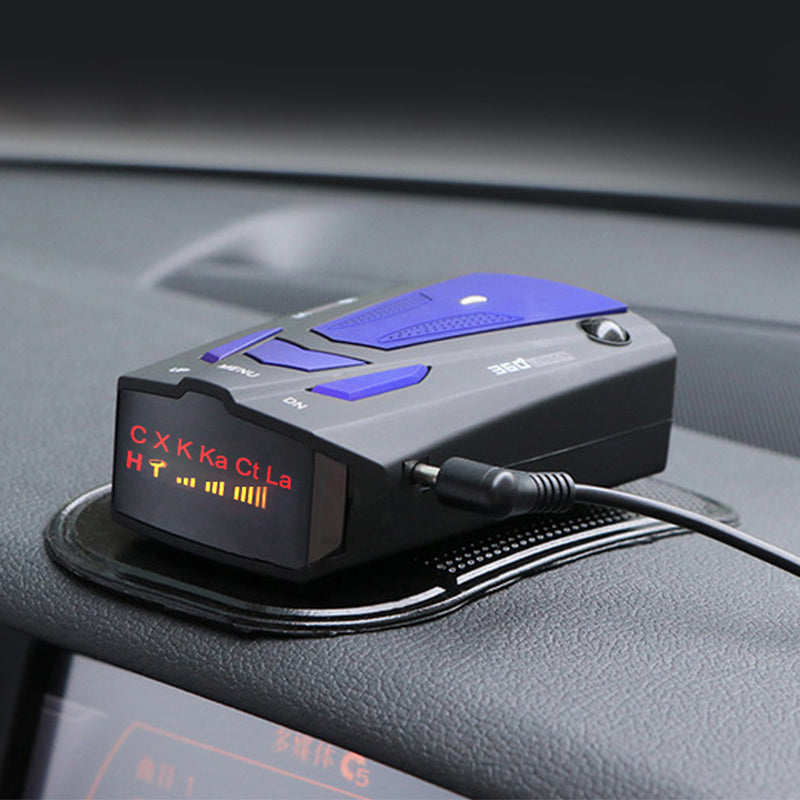 Vehicle Radar and Laser Detector with Voice Alerts, 12V DC