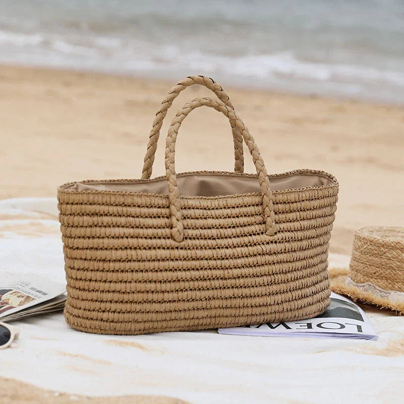 Vidaria Woven Summer Beach Bag-Welvere