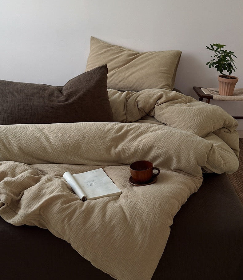 Villana Bedding Set - 100% Cotton-Welvere