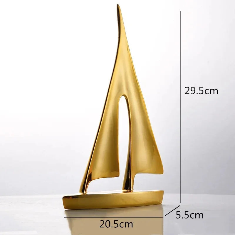 Villana Sailing Boat Ornament-Welvere