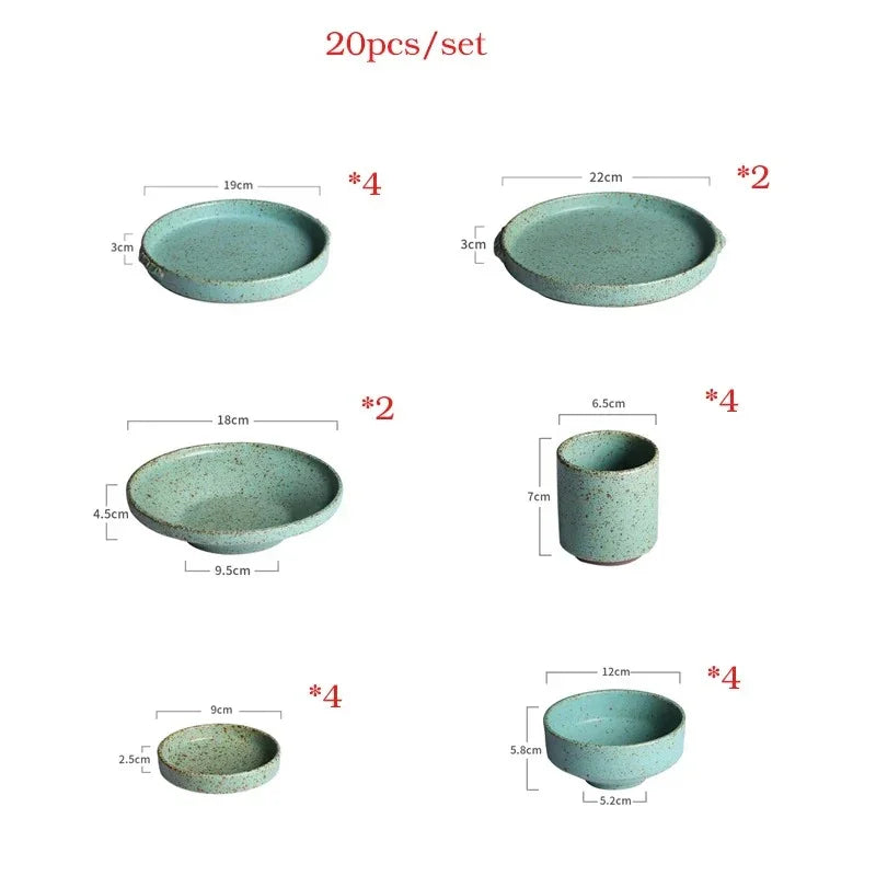 Villana Tableware Set - 20 Pcs-Welvere