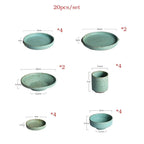 Villana Tableware Set - 20 Pcs-Welvere