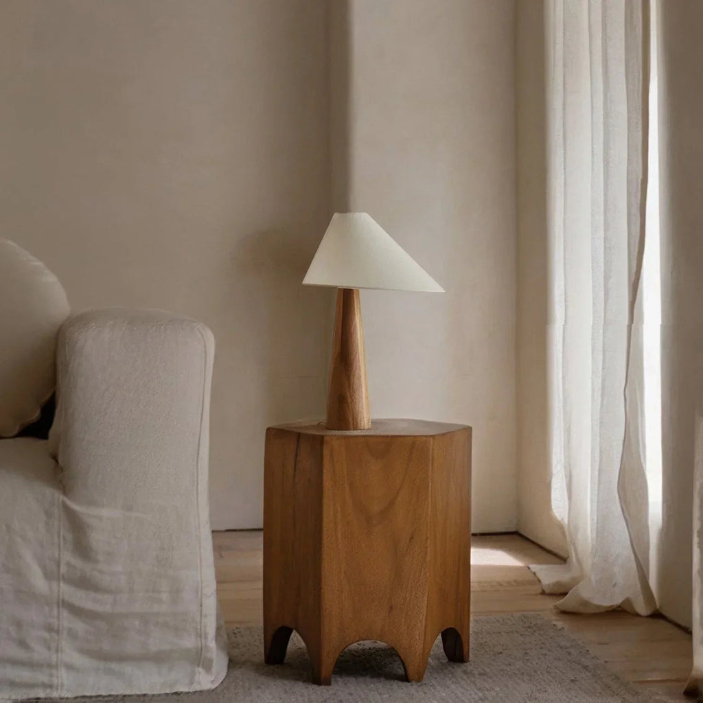 Vinella Wood Floor Lamp-Welvere
