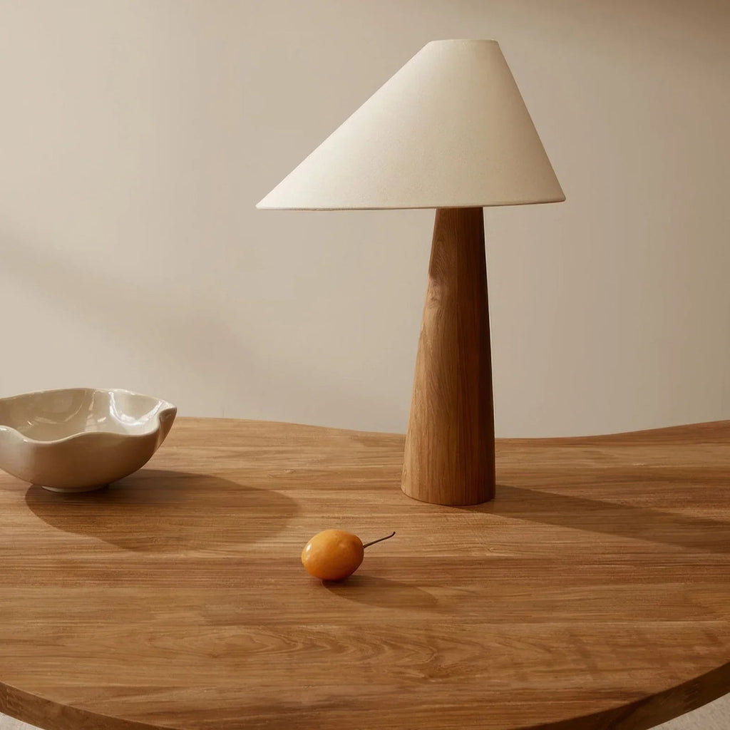Vinella Wood Table Lamp-Welvere
