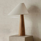 Vinella Wood Table Lamp-Welvere