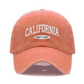 Vintage-Inspired Denim Baseball Cap with Adjustable Back Strap