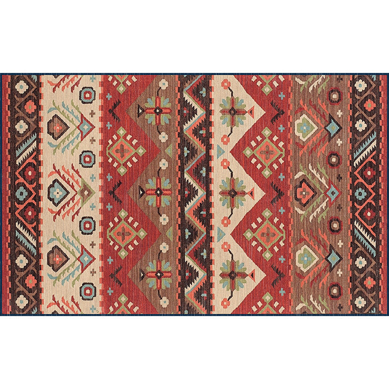 Vintage-Inspired Oriental Area Rug with Intricate Pattern