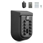 Wall-Mounted Aluminium Key Safe with Combination Lock