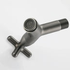 Wall-Mounted Cold Water Tap in Solid Brass