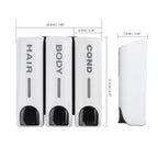 Wall-Mounted Shower Dispenser, 350 ml