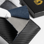 Men’s Slim RFID Wallet Leather Card Holder - Black, Ultra-Thin, Holds 7 Cards, view 8