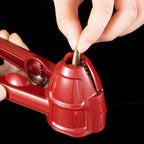 Walnut Nutcracker Tongs, Aluminium and Stainless Steel, Red, 160g