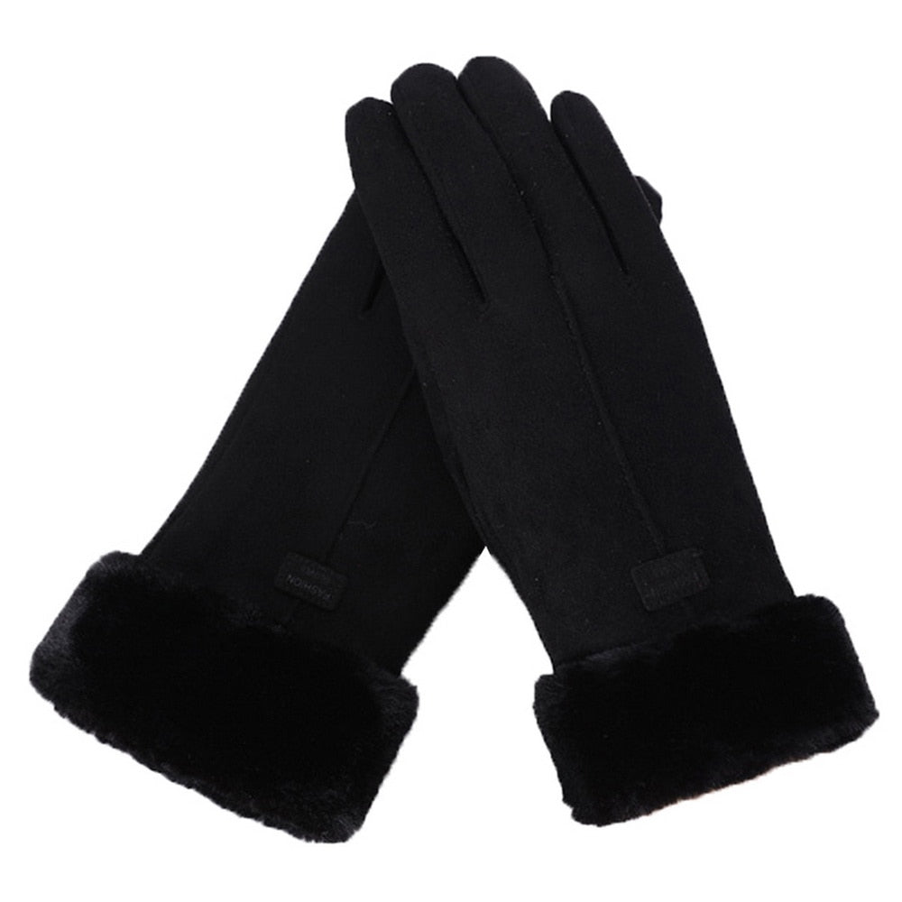 Warm water-resistant Winter Gloves with Touch-Screen Fingertips