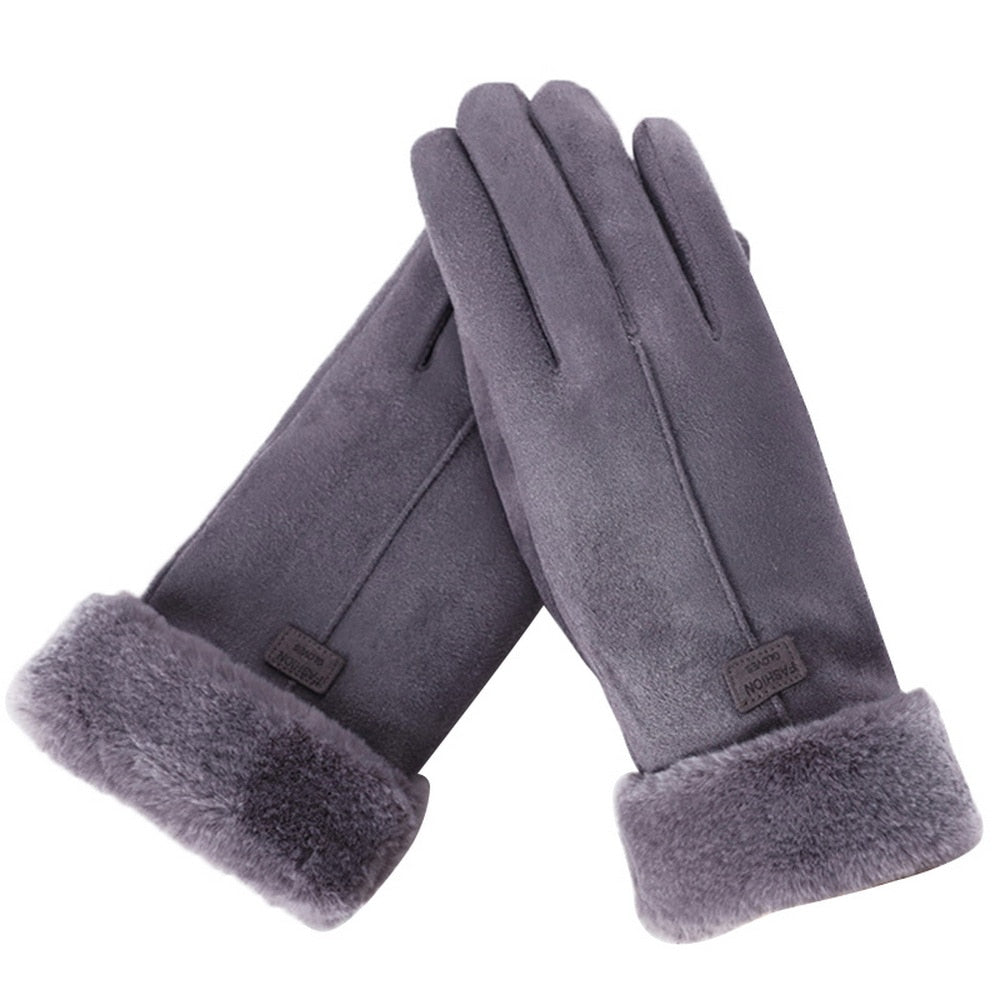 Warm water-resistant Winter Gloves with Touch-Screen Fingertips