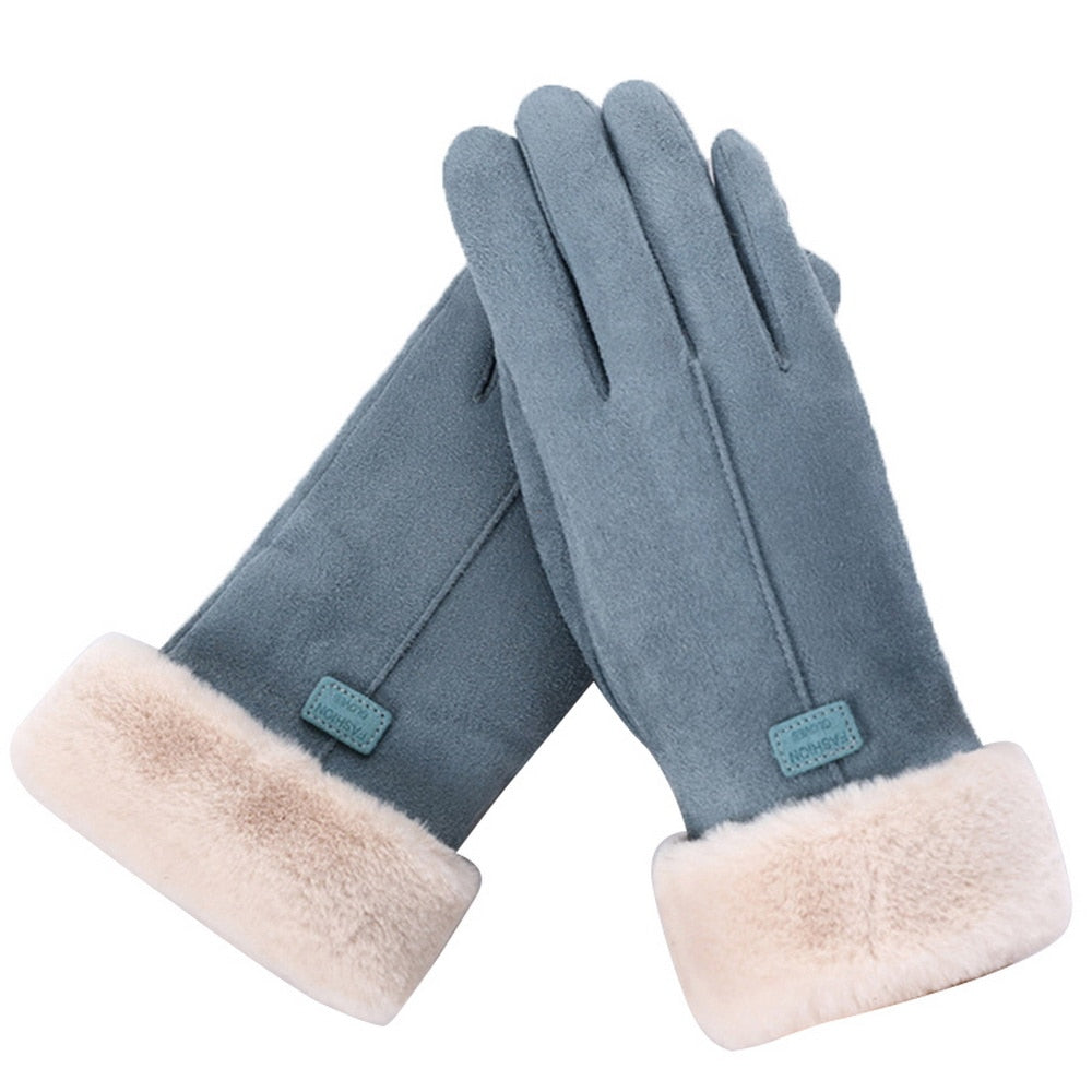 Warm water-resistant Winter Gloves with Touch-Screen Fingertips