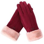 Warm water-resistant Winter Gloves with Touch-Screen Fingertips