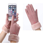 Warm water-resistant Winter Gloves with Touch-Screen Fingertips