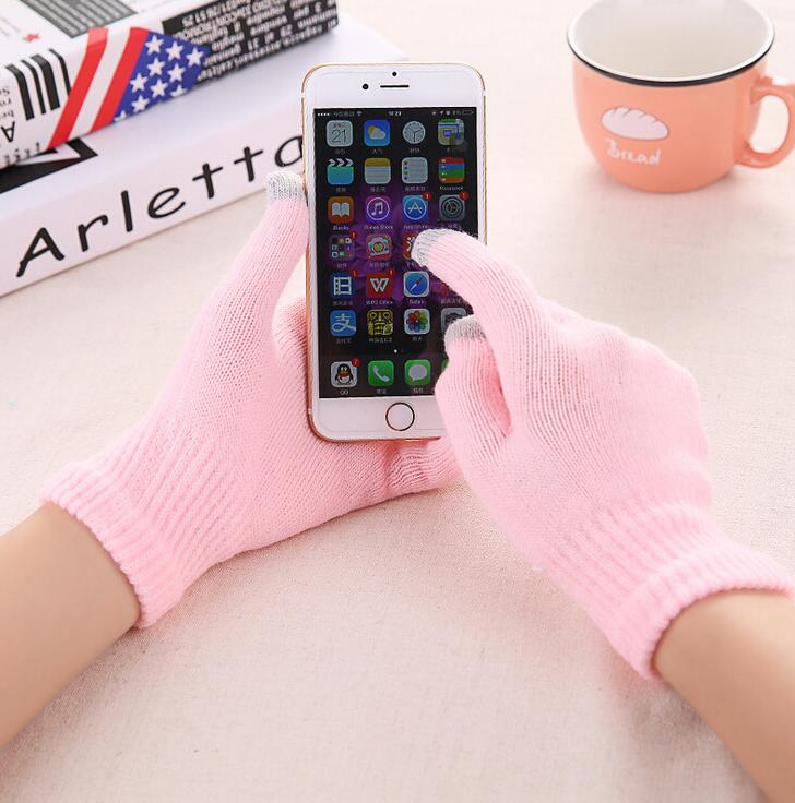Warm water-resistant Winter Gloves with Touch-Screen Fingertips