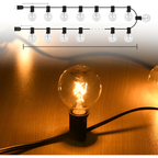 Warm White LED Ball String Lights, 15 m or 30 m, 220 V