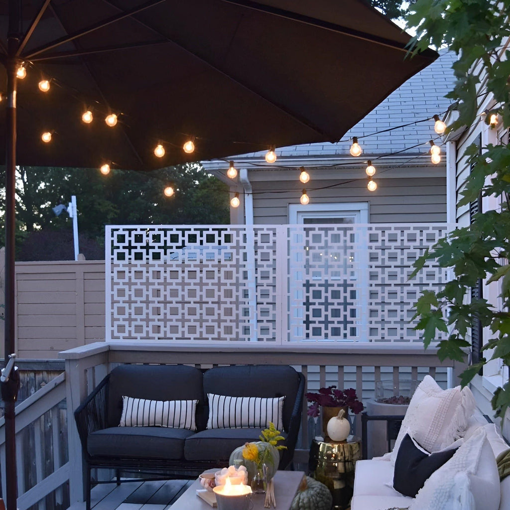 Warm White LED Ball String Lights, 15 m or 30 m, 220 V