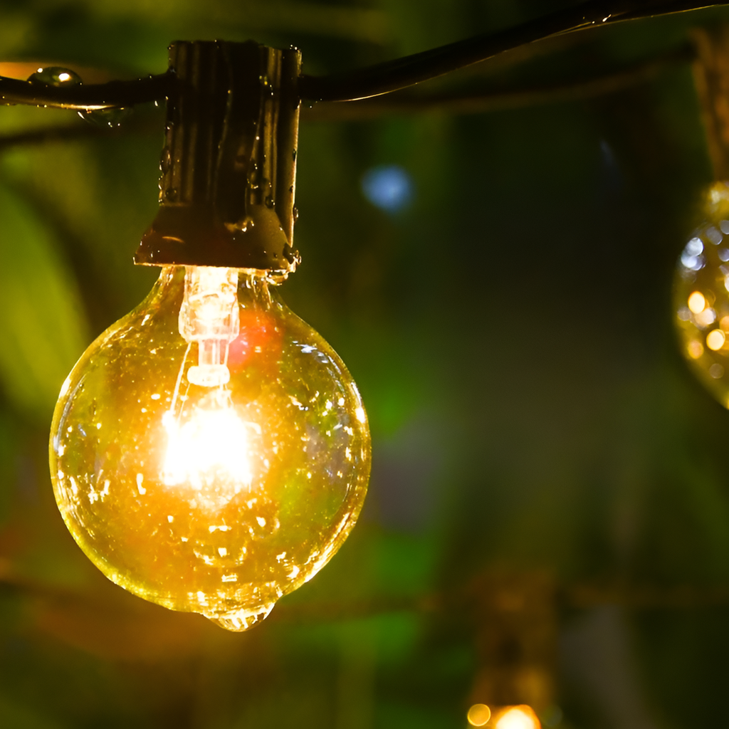 Warm White LED Ball String Lights, 15 m or 30 m, 220 V
