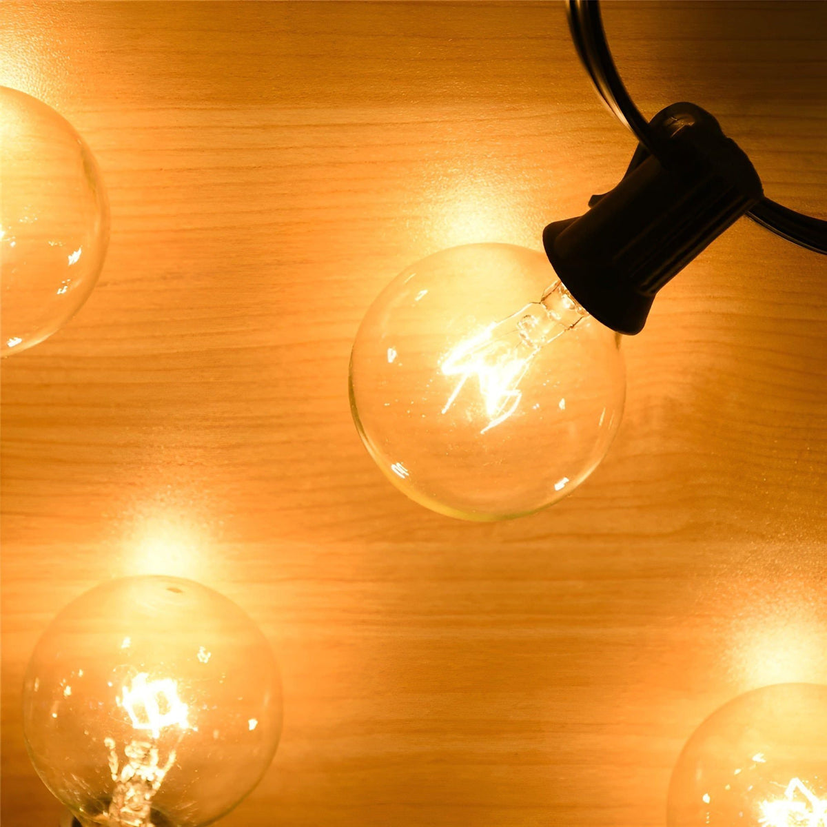 Warm White LED Ball String Lights, 15 m or 30 m, 220 V