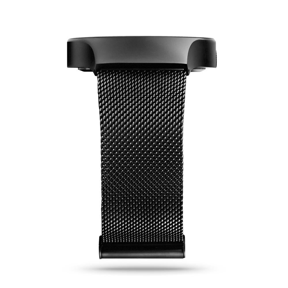 Stainless Steel Digital Watch for Men - Unique Time Reading, Blue and Black Bars, view 5