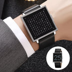 Unisex Digital Steel Watch - 30m Water Resistant, LED Display, view 10