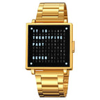 Unisex Digital Steel Watch - 30m Water Resistant, LED Display, view 12