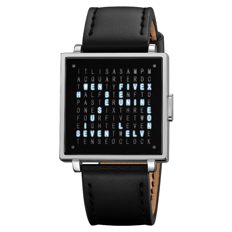 Unisex Digital Steel Watch - 30m Water Resistant, LED Display, view 20