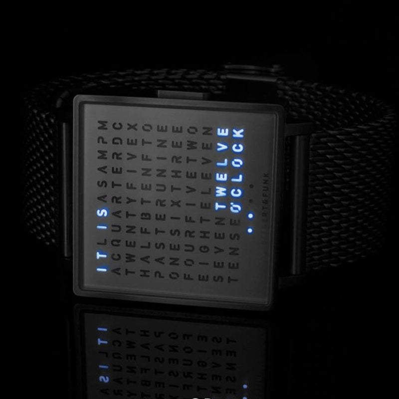 Unisex Digital Steel Watch - 30m Water Resistant, LED Display, view 7