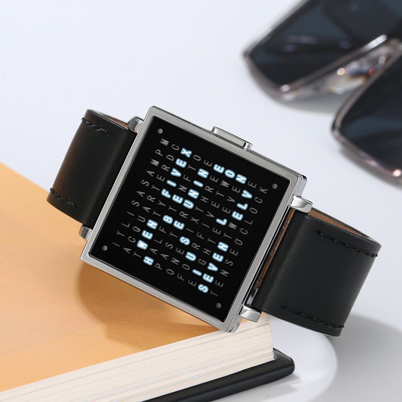 Unisex Digital Steel Watch - 30m Water Resistant, LED Display, view 8