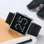 Unisex Digital Steel Watch - 30m Water Resistant, LED Display, view 8